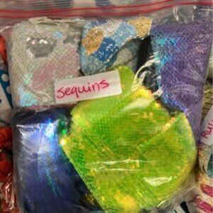 Assorted Sequin/Ribbon/Trim - NEED GONE!